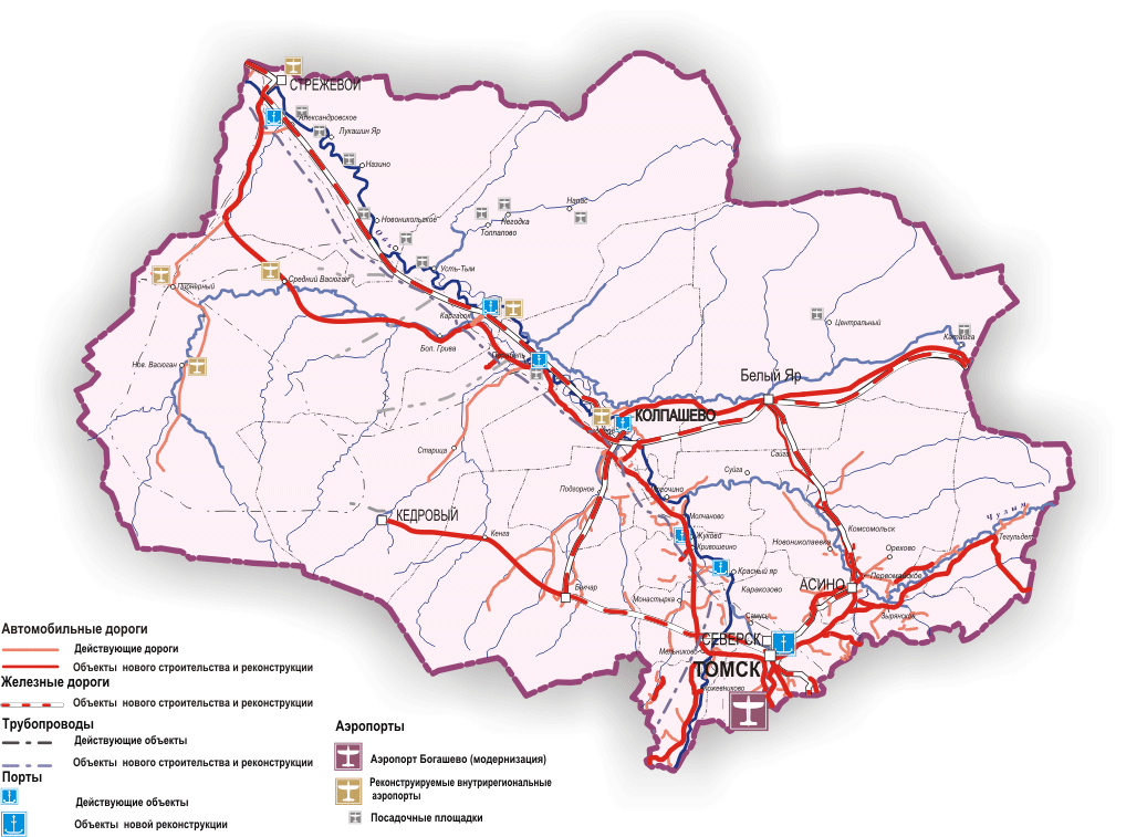 Новосибирская жд карта